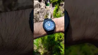 G-SHOCK GMA100 at the breathtaking Arado Waterfall, Ger&ecirc;s, Portugal. ⛰️💧 #gshock #casio