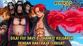 ONE PIECE 1159 REVIEW - CRAZY! SHANKS' BIGGEST SECRET FINALLY REVEALED BY ODA! DAVY D. SHANKS!