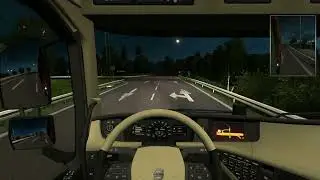4K Heavy Rain Realistic Ultra Graphic | Euro Truck Simulator 2| Volvo| Malmo - Norrsken