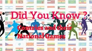 #staticgk  Countries and Their National Games