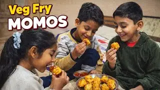 🔥 “Ek bite lo, taste me kho jao – Veg Fry Momos ka asli maza!” 😋