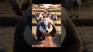 BAZU the Honey Badger ⭐| Small Body. No Fear.