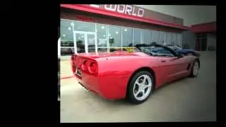 2001 Magnetic Red, Corvette Convertible - Corvette World Dallas, Dallas, TX