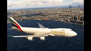 Amazing Pilot Skill! Emirates SkyCargo A320 Makes a Smooth Landing at Soekarno&ndash;Hatta Airport -4K