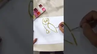 How to draw the OVO logo #shorts