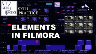 How to use elements in your project in filmora. |In Hausa| Skill Practice.