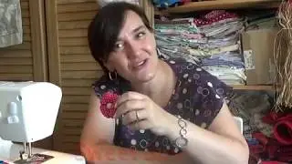🌺 🌺  Fiore di stoffa facilissimo -  Cucito Creativo - Tutorial