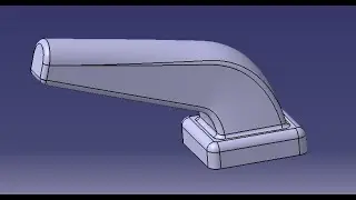 Handle design in CATIA V5 || Multi-section