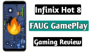 Infinix Hot 8 FAUG GamePlay | Infinix Hot 8 Faug Gaming Review | Faug In Infinix Hot 8 | FAUG Review