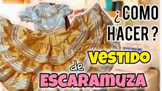 Como hacer vestido Mexicano de escaramuza para niña | Nery Dairem 