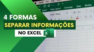 4 Formas de SEPARAR informa&ccedil;&otilde;es no EXCEL