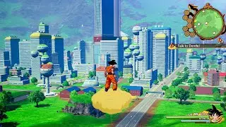 Goku Halo Open World Free Roam Exploration Gameplay Dragon Ball Z Kakarot