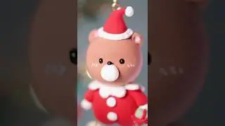Easy Christmas Clay Charms using Air Dry Foam Clay