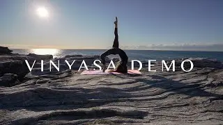 Beachside VINYASA Yoga Flow | Cinematic Sony A7III Story