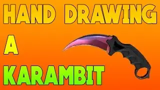 Hand Drawing a Karambit