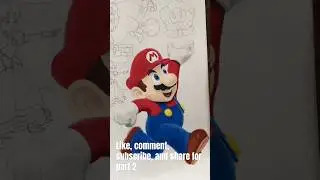 Super Mario Bros. Wonder drawing! Part 1! #nintendogame #art #drawing #artoftheday