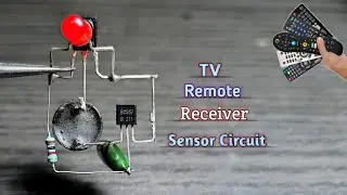 TV remote checking circuit | রিমোট রিসিভার সার্কিট ✅ (BC557 ব্যবহার করে) @SBEElectricalwork #videos 