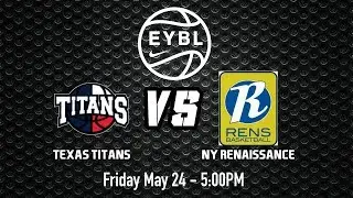 REPLAY NIKE EYBL 2019 - Texas Titans (Brown & Cunningham) VS NY Renaissance (Kuminga)