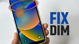 iPhone Date and Time dim on lock Screen | How To Fix Date and Time dim on iPhone lock Screen |