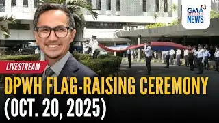 LIVE - Sec. Vince Dizon at the DPWH flag-raising ceremony (Oct. 20, 2025) - Replay | GMA Regional TV