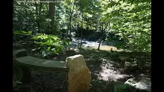 stone memorial bench, Glenmoore PA