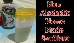 Non alcoholic home made hand sanitizer (Muscle blade) #sanitizer #homemade #nonalcoholic