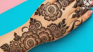 फूल वाली मेहदी/Gulab wali mehandi/Circle wali mehandi/Phool wali mehandi/Patti wali mehndi