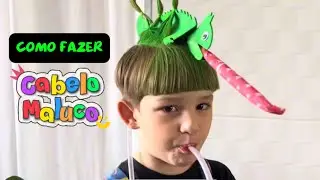 Vem fazer esse cabelo maluco de camaleão comigo!!! 🫶🏻 #cabelomaluco 