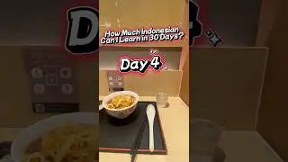 How Much Indonesian Can I Learn In 30 Days? - Day 4
