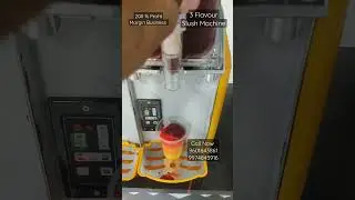 3 Flavour Slush Machine | Ice Gola Machine| Flavour Snow Making Machine