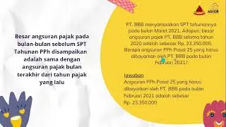 PPh Pasal 25 - PPh | Astor Himappa