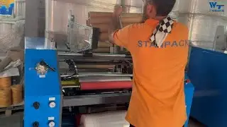 Fully Automatic Rewinder with convey belt,Rewinder price,Stretch Film Rewinding Machine,Packaging