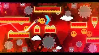 Geometry Dash - Meat Rush by RoiMousti (Medium Demon) Complete + 1 Coin (Live)