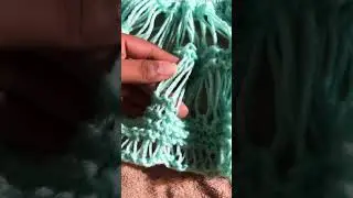 Knitting 🧶 Update #Barbie #Beach #Coverup #turquoise #yentreb