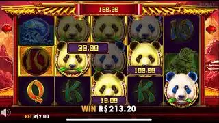 PANDA S FORTUNE 2 &ldquo;B&ocirc;nus de 200 girando.&rdquo; PAGOU MUITO!!