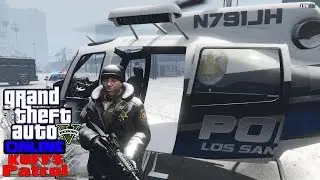 GTA 5 LSPDFR Online Multiplayer KUFFS Patrol #14|Cops Shoot From Helicopter To Take Out Armed Gunman