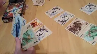 Elements board game - abstract strategy board game halfway through playthrough  * Amass Games * HD