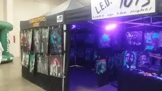 Hansen Night Lights booth