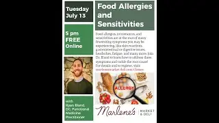 Food Allergies and Sensitivities: Live With Marlene's Market Tacoma