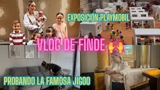 VLOG de FINDE🙌EXPOSICI&Oacute;N PLAYMOBIL👧PROBANDO la NUEVA JIGOO J300🧼