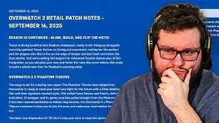 The Overwatch 2 Midseason 18 Patch Notes Are Here And MORE!!!