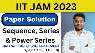 IIT JAM 2023 Paper Solution | Real Analysis Solution | Paper Discussion