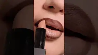 brown ombre lip combo🤎 #lipcombo #fallmakeup #shortsfeed #shortvideo #shortsviral #beauty #lipstick