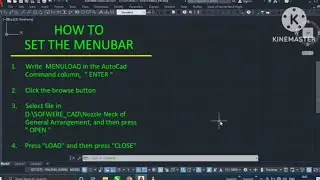 Setting AutoCad MenuBar