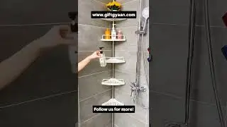 shower caddy corner tension pole