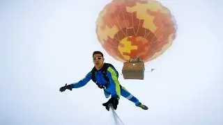ПРЫЖОК С ВОЗДУШНОГО ШАРА Россия. Parachute jump from a Balloon Russia NEED for LIFE!