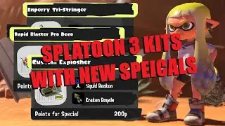 5 NEW Weapon Kit Ideas With THE NEW SPECIALS! (Kraken Royale, Super Chump) // Splatoon 3