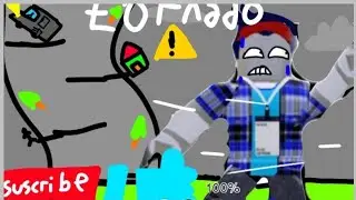 Aku bermain game natural disaster di Roblox 🎉🎉