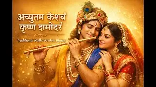 अच्चुतम केशवं कृष्ण दामोदरं – Traditional Radha Krishna Bhajan | Soulful Devotional Music