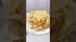 Decora&ccedil;&atilde;o de bolo com papel de arroz #bolodecorado #ganachecake